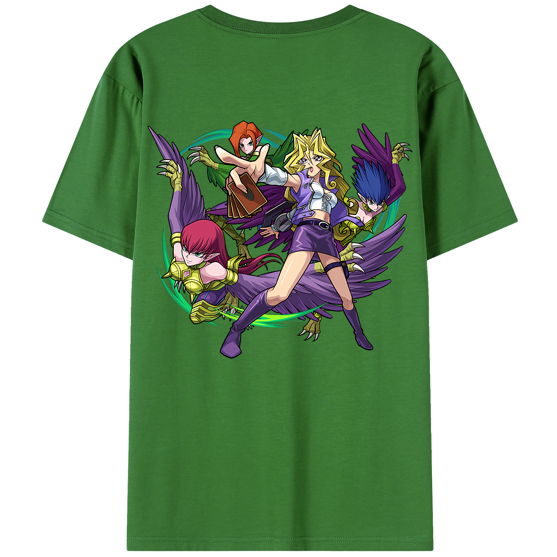 （画像用） 遊☆戯☆王 Yu-Gi-Oh! レディース半袖Tシャツ(バックプリント)